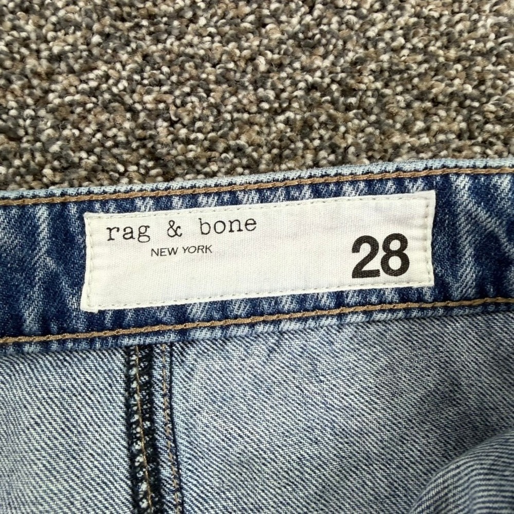 Rag & Bone Liliana Wide Leg Jeans Womens 28 Medium Wash Patch Pockets Casual - Picture 5 of 13